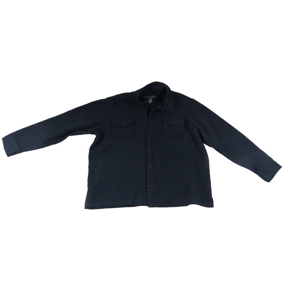 VTG Banana Republic Wool Blend Made in Korea Button Down Dark Academia Men's Lg